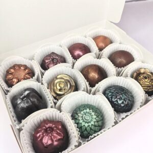 Bombón ganache y mermelada de algarrobina